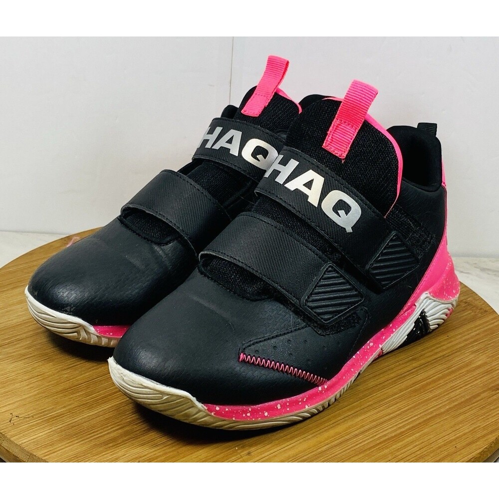 Girls Shaq Full Press G Black Pink Sneaker Size 4.5Y High Top Basketball Sneaker
